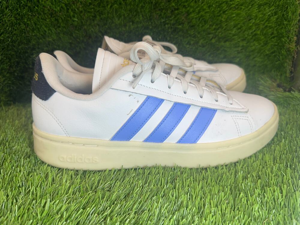 Adidas Grand Court Alpha H06115 Athletic Sneaker Women's 9 White Leather Sports